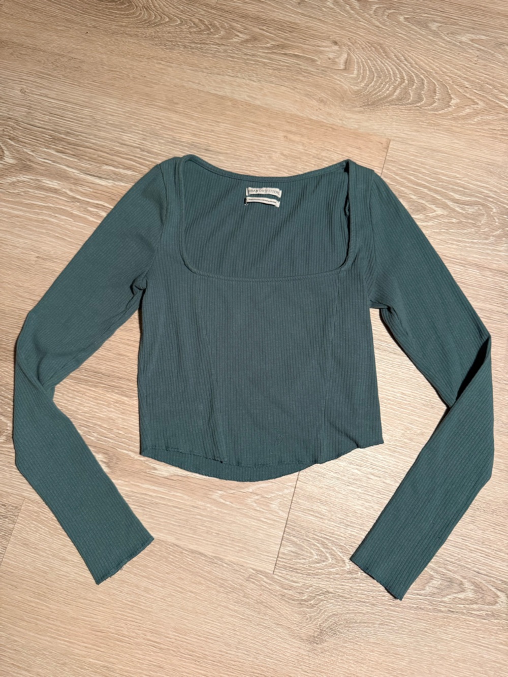 Urban Outfitters Ribbed Square Neck Top